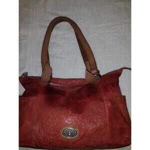 Fossil Shoulder Bag Weathered Rust Leather "THE JESSE SHOULDER SATCHEL"